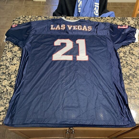DC Classic Unisex Full 3XL Las Vegas #21 Blue Silver Mesh Jersey NWT - Picture 2 of 6